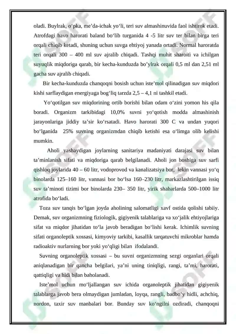 Ichimlik suvining zararsizlantirish sifatni tekshirish va baholash 3