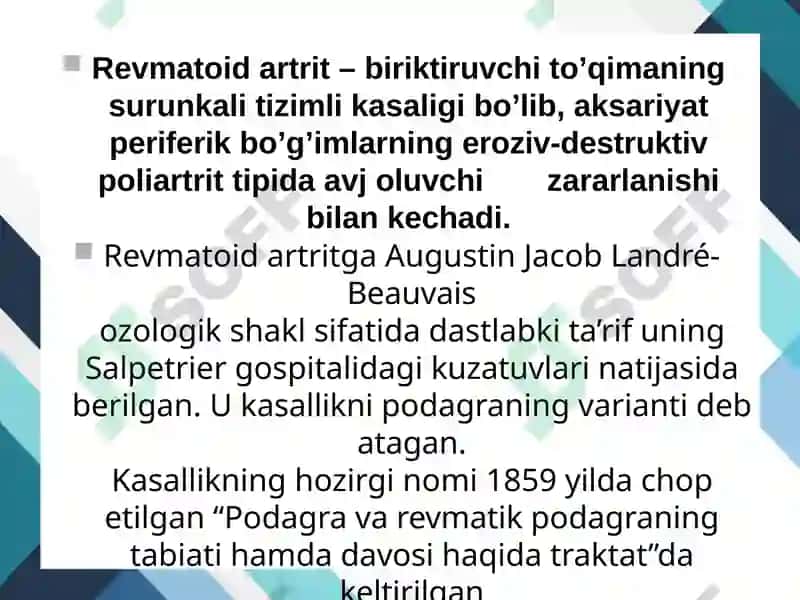 Revmatoidli artrit 3