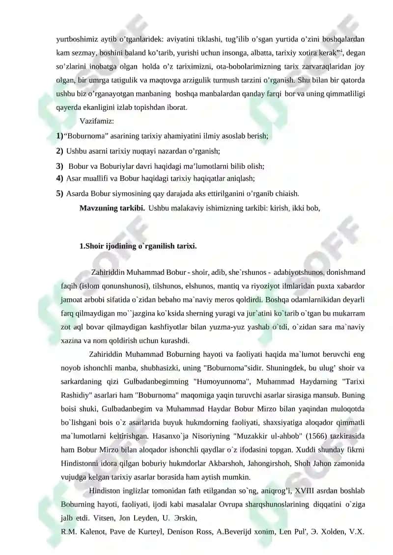 Zahiriddin Muhammad Boburning ilmiy qarashlari 3