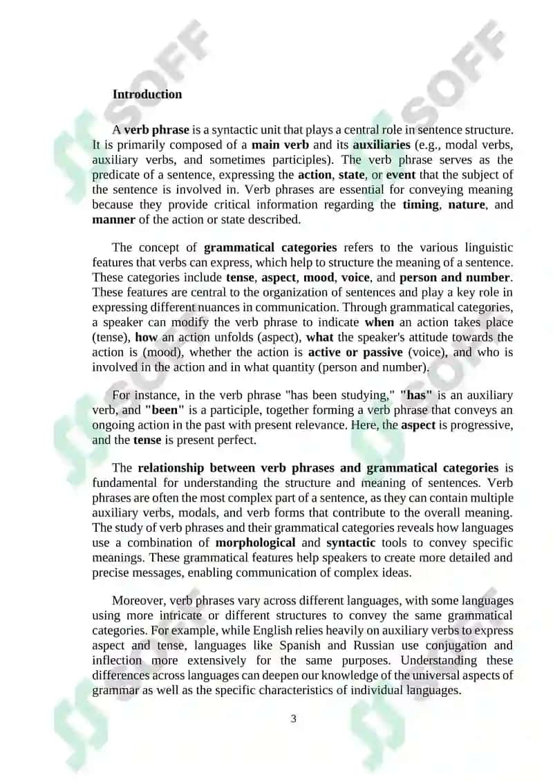 COURSE WORK ON LEARNING LANGUAGE ASPECT 3