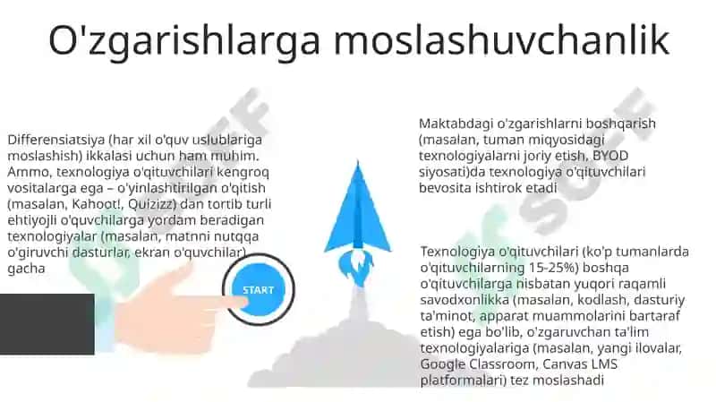 Tehnalogiya o‘qituvchisining boshqa fan o‘qituvchilaridan farqli jihatlari 3