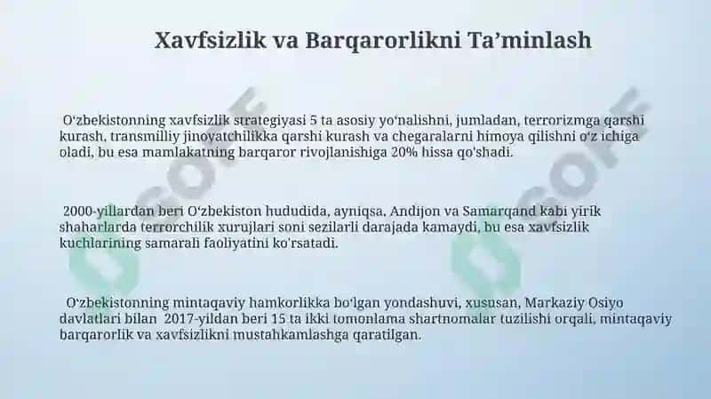 Oʻzbekistonning Mustaqil Rivojlanish Yoʻli 3