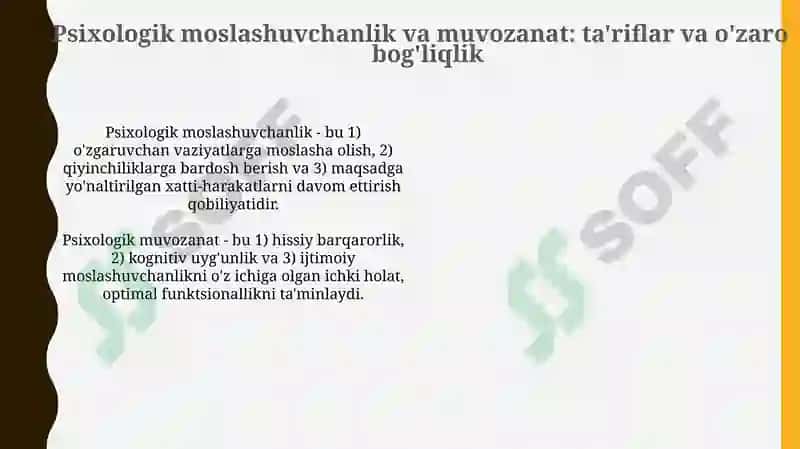 Psixologik moslashuvchanlik va muvozanatni baholash mezonlari 3