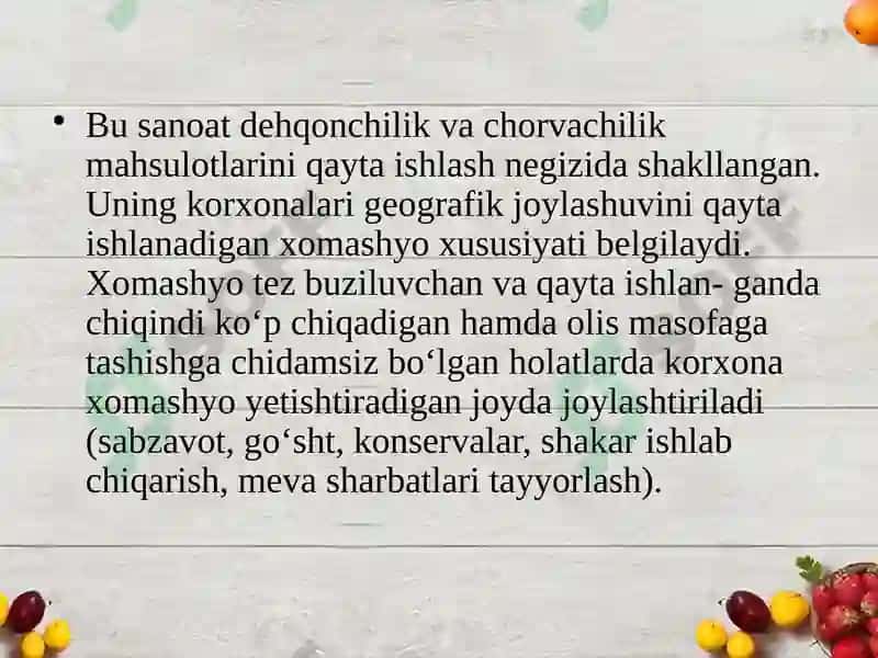 O‘zbekistonoziq-ovqatsanoati 3