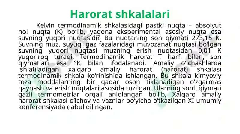 Harorat va bosimni o'lchash 3