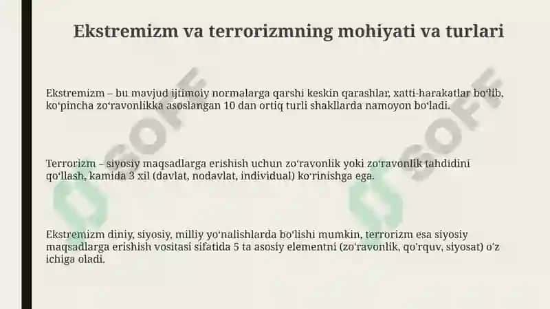 Ekstremizm va terrorizm 3