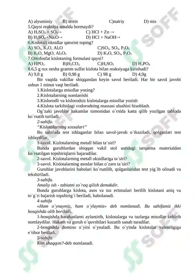 Kimyoda mavzularni o‘qitishga innovatsion-interaktiv o‘qitish metodlarini joriy qilish 3