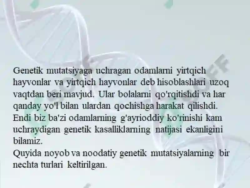 Mutatsiya, DNK reparatsiyasi , korssingover va jinsiy konversiyaning molekulyar mexanizmlari 3