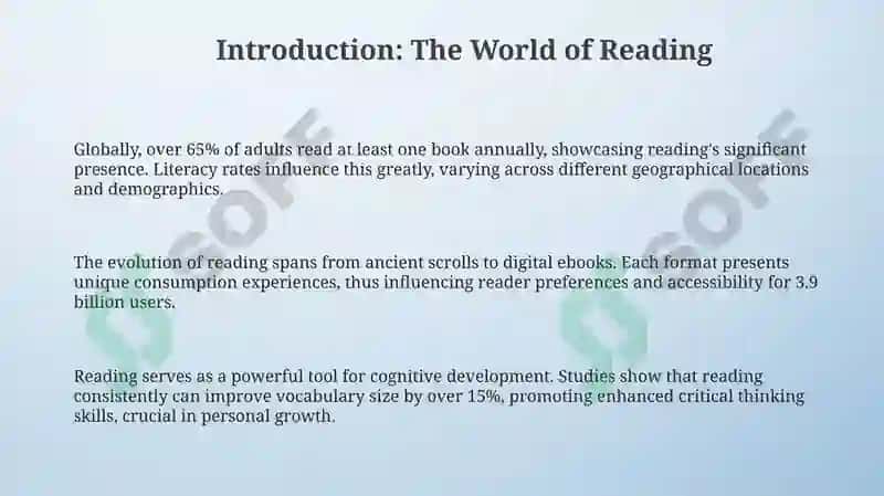 The Power and Future of Reading 3