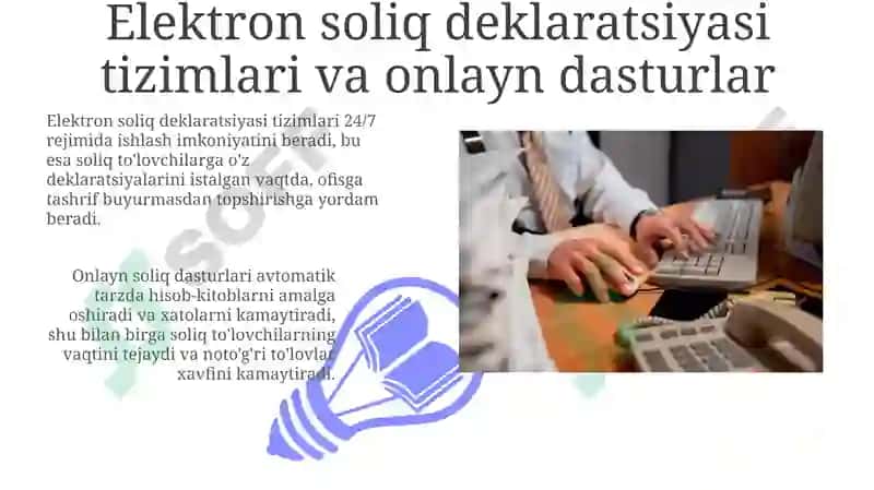 Soliq hisobotlarini topshirishda axborot texnologiyalarining o'rni 3