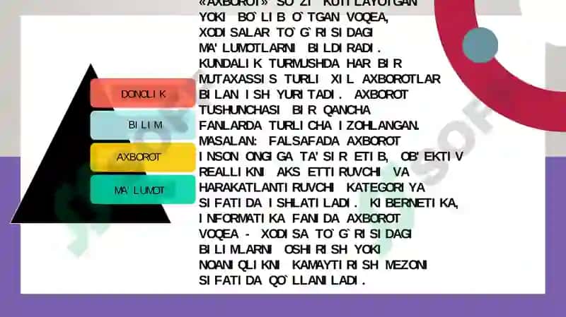 Axborot va ularning turlari 3
