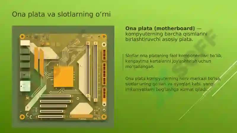 Kompyuterda Slotlar (Boylovchilar) ning Vazifasi 3