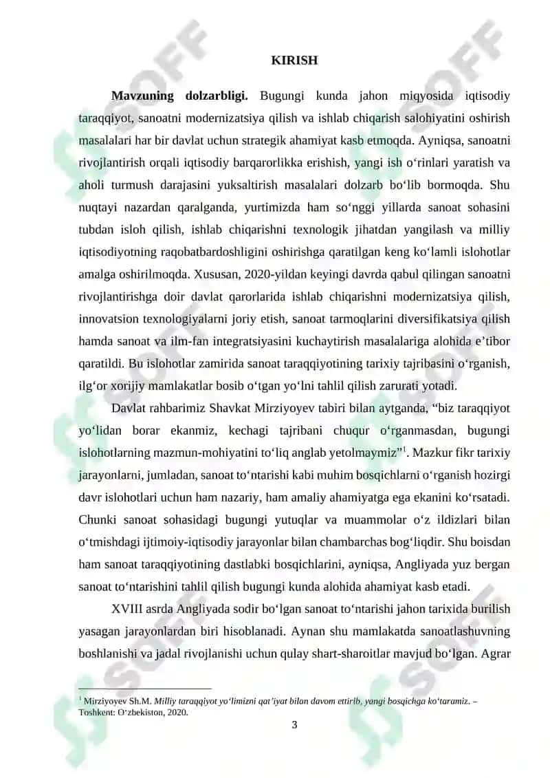 XVIII- asrda Angliya sanoat to’ntarishining sabablari va borishi 3