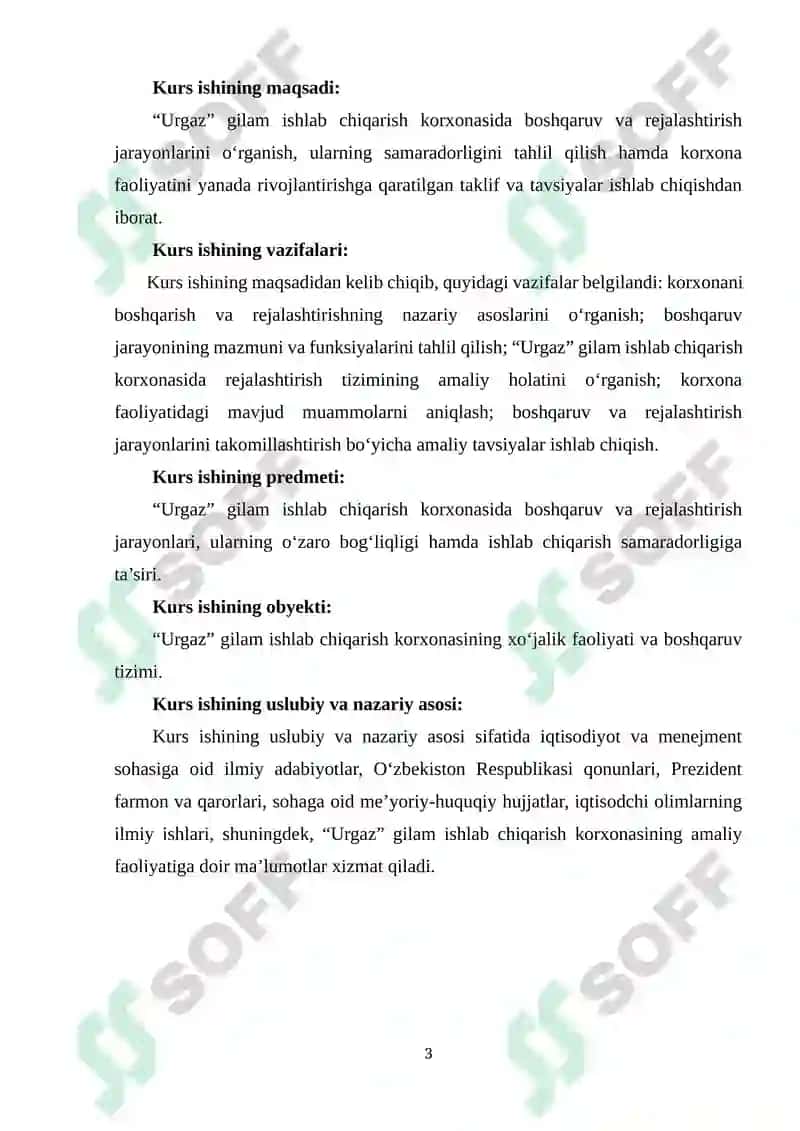 Korxonani boshqarish va rejalashtirish 3