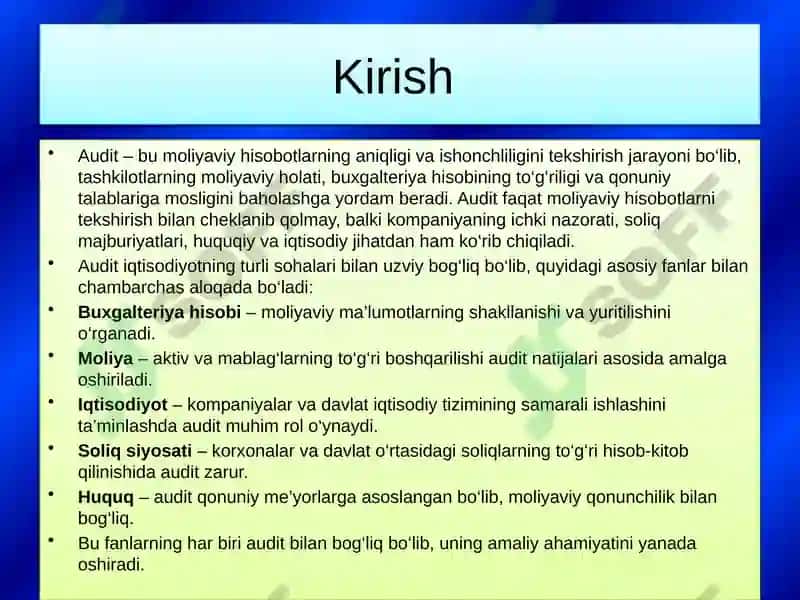 Audit va BuxgalteriyaHisobi 3