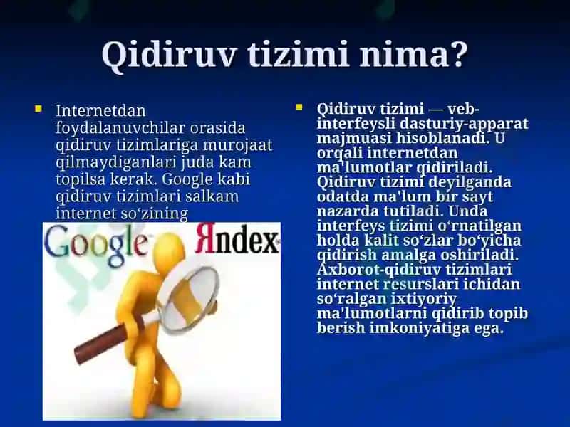Internetda axborot qidiruv tizimi 3