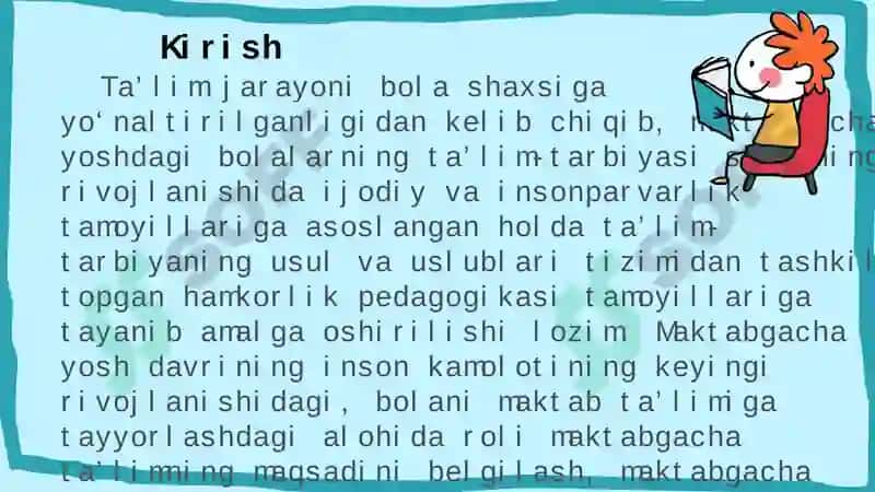 Maktabgacha yoshdagi bolalarni rasm chizishga oʻrgatish 3