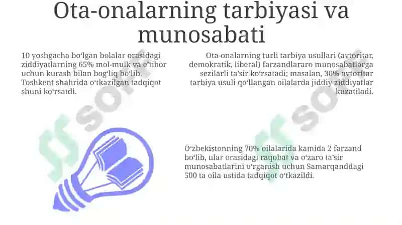 Ota-onalarning tarbiyasi va munosabati 3