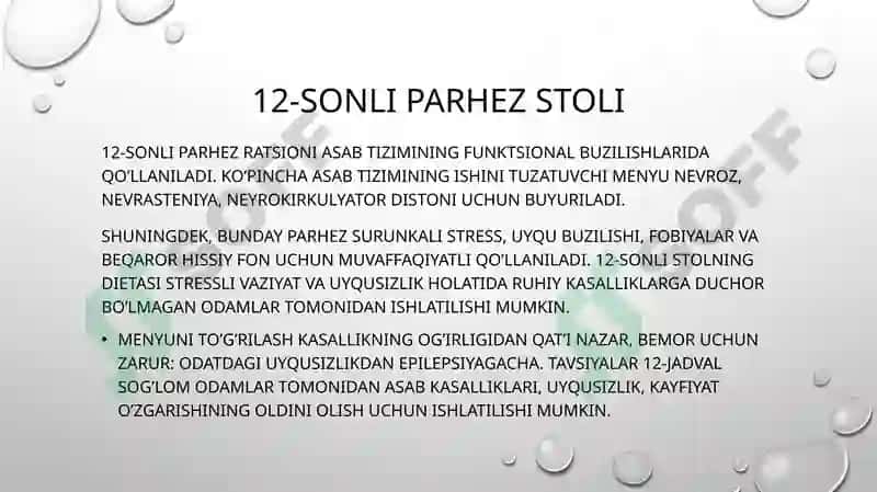 Parhez stollari 3
