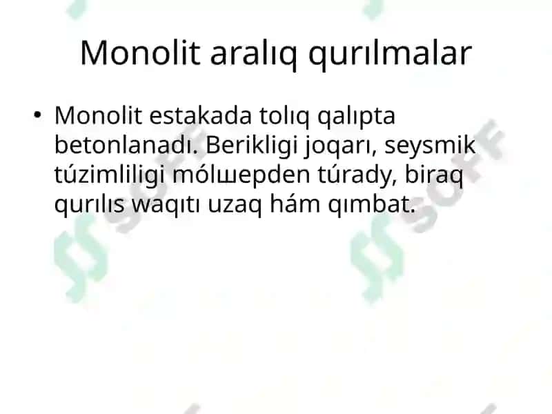 Estakadalardıń qurılıs usılları 3