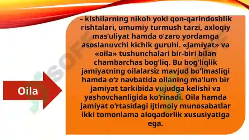Oilaviy faoliyatni tashkil etish 3