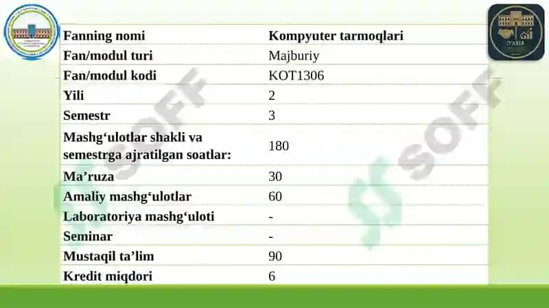 Hisoblash tarmoqlarining rivojlanish tarixi 3