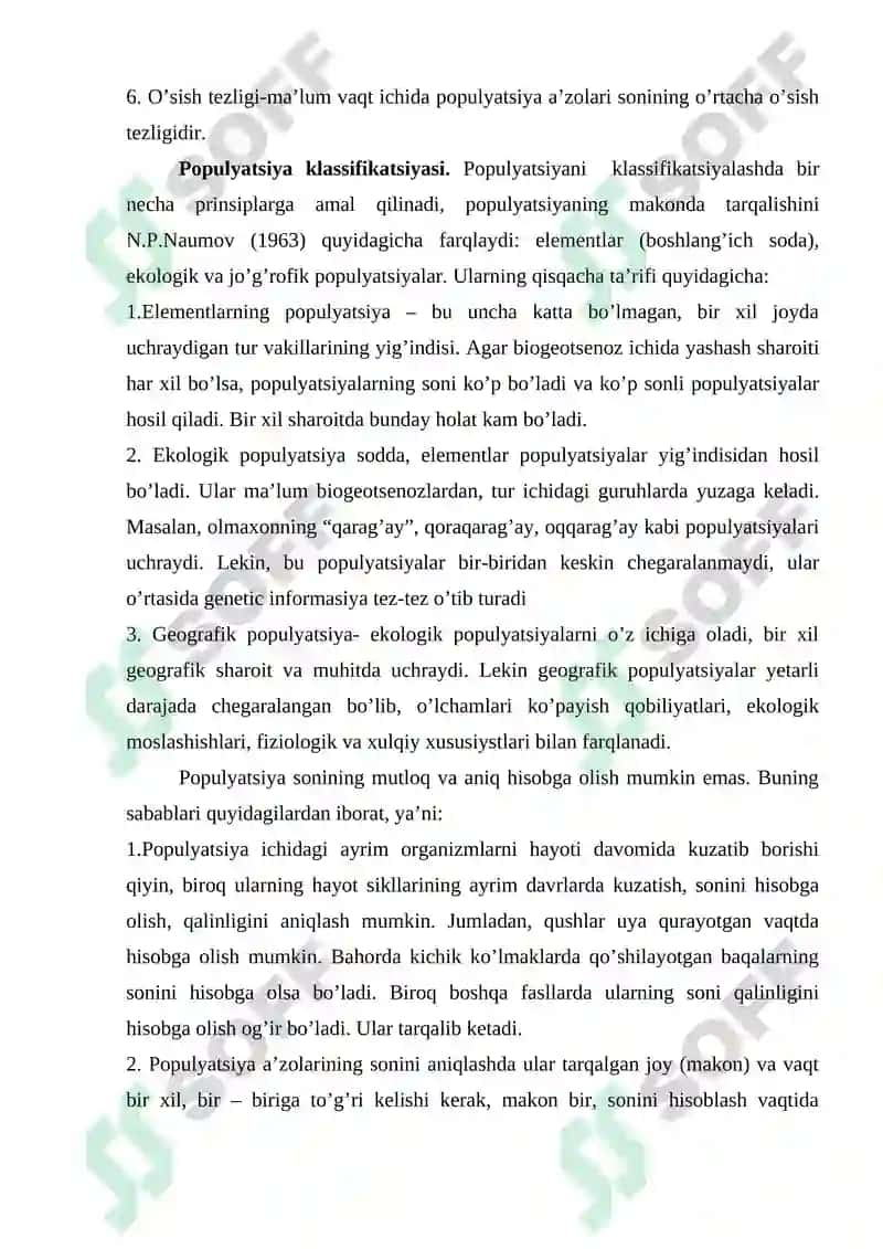Populyatsiya ekologiyasi 3