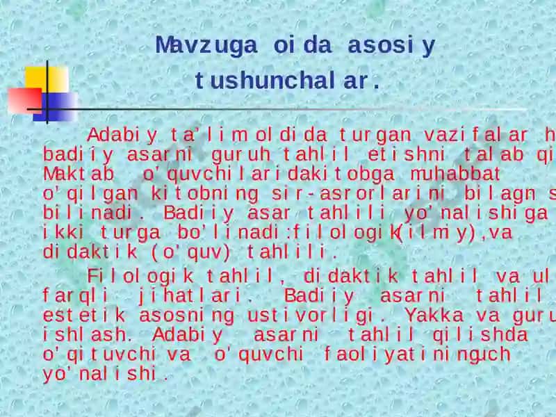 Didaktika oʻyin yasash 3