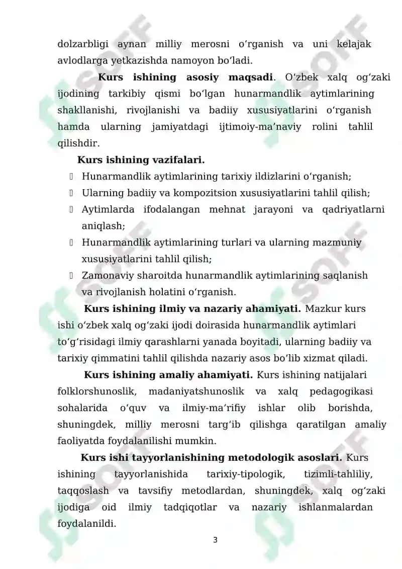 Hunarmandlik aytimlari 3