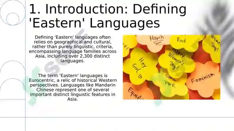 Eastern languages 3