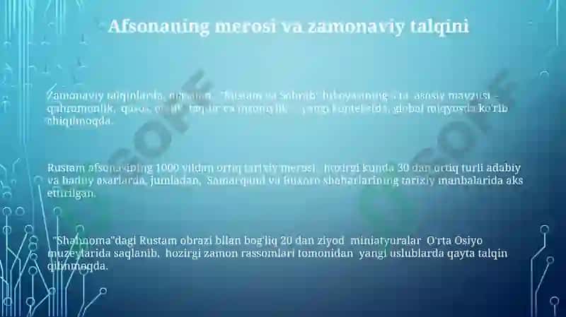 Rustamxon dostoni 3