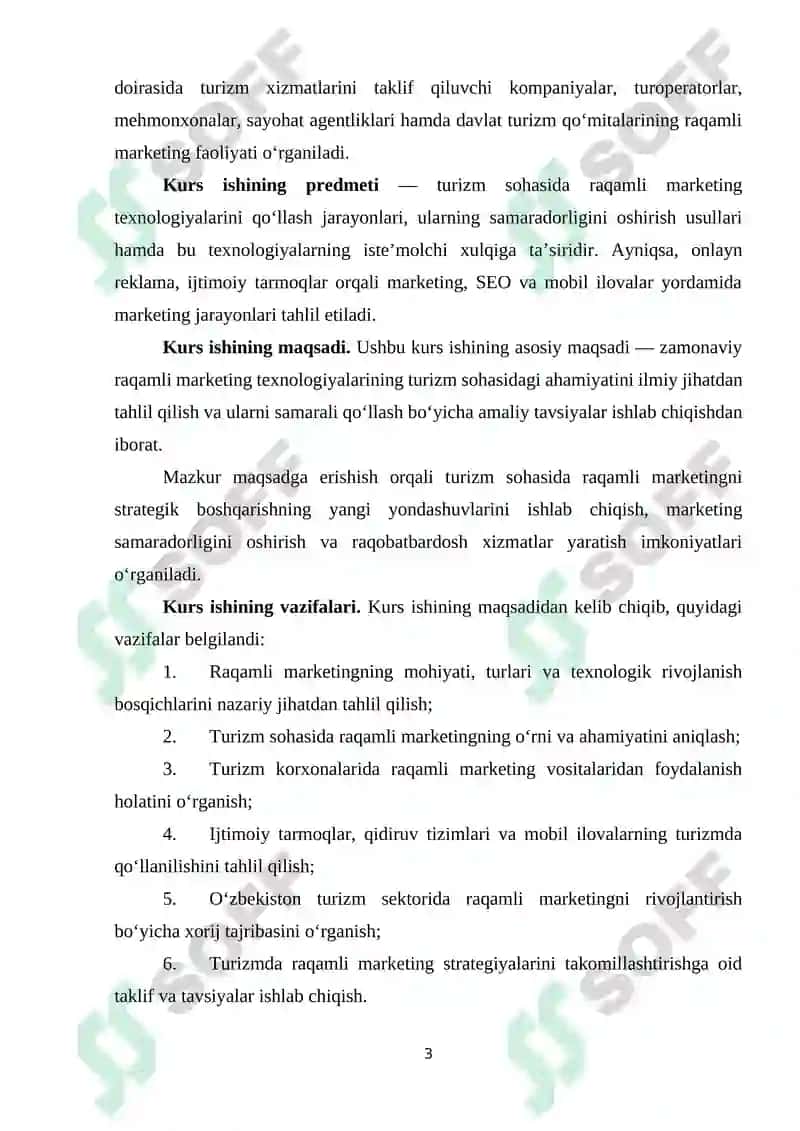 ZAMONAVIY RAQAMLI MARKETING TEXNOLOGIYALARI: TURIZMDA QO‘LLANILISHI. 3