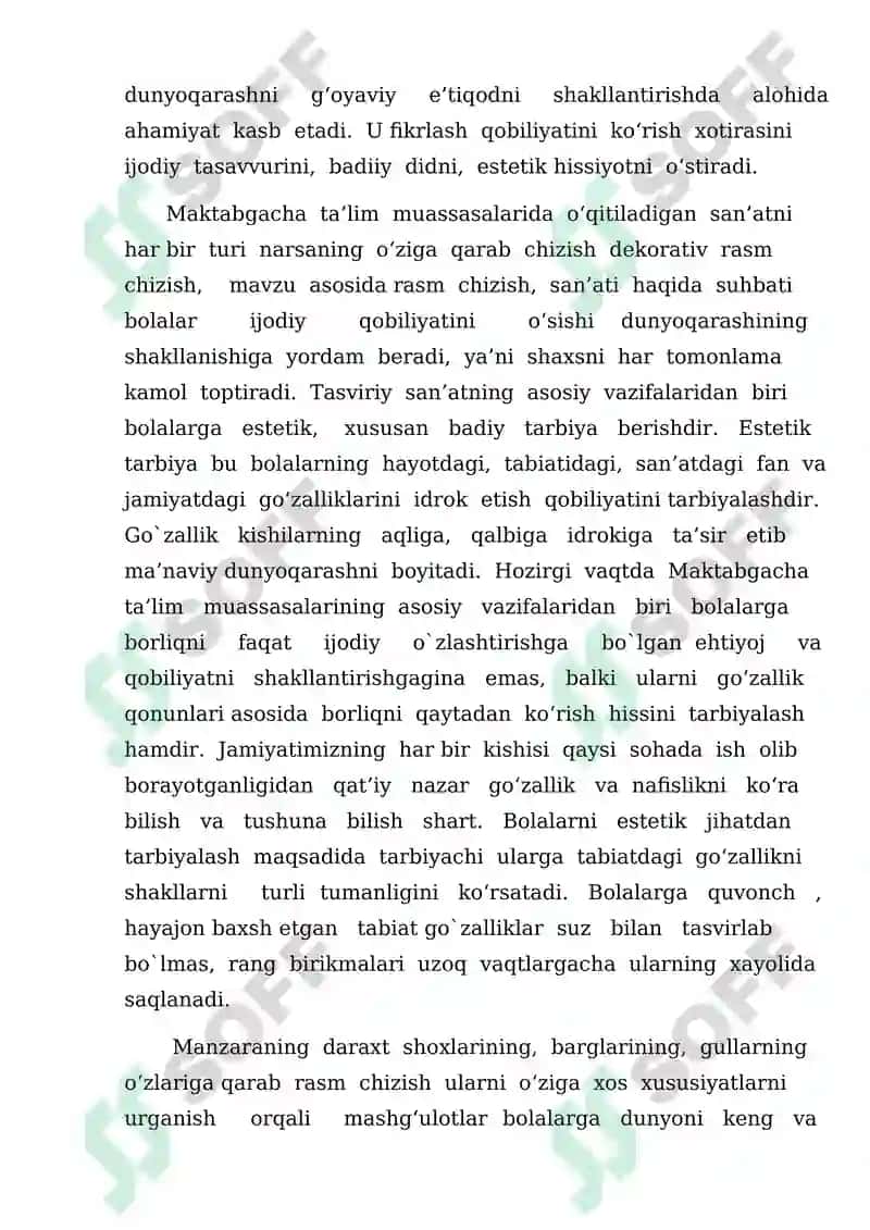 Tasviriy faoliyat fanning maqsad va vazifalari 3