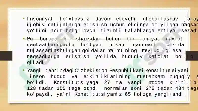 O‘zbekiston–xalqchil,ijtimoiydavlattamoyiliningmohyati 3
