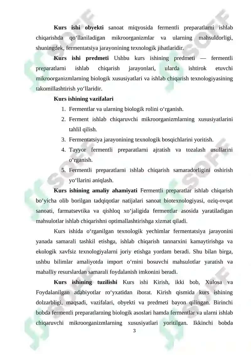 Fermentli Preparatlar Ishlab Chiqarish 3