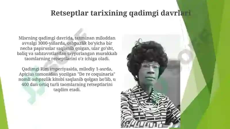 Retseptlar tarixi 3
