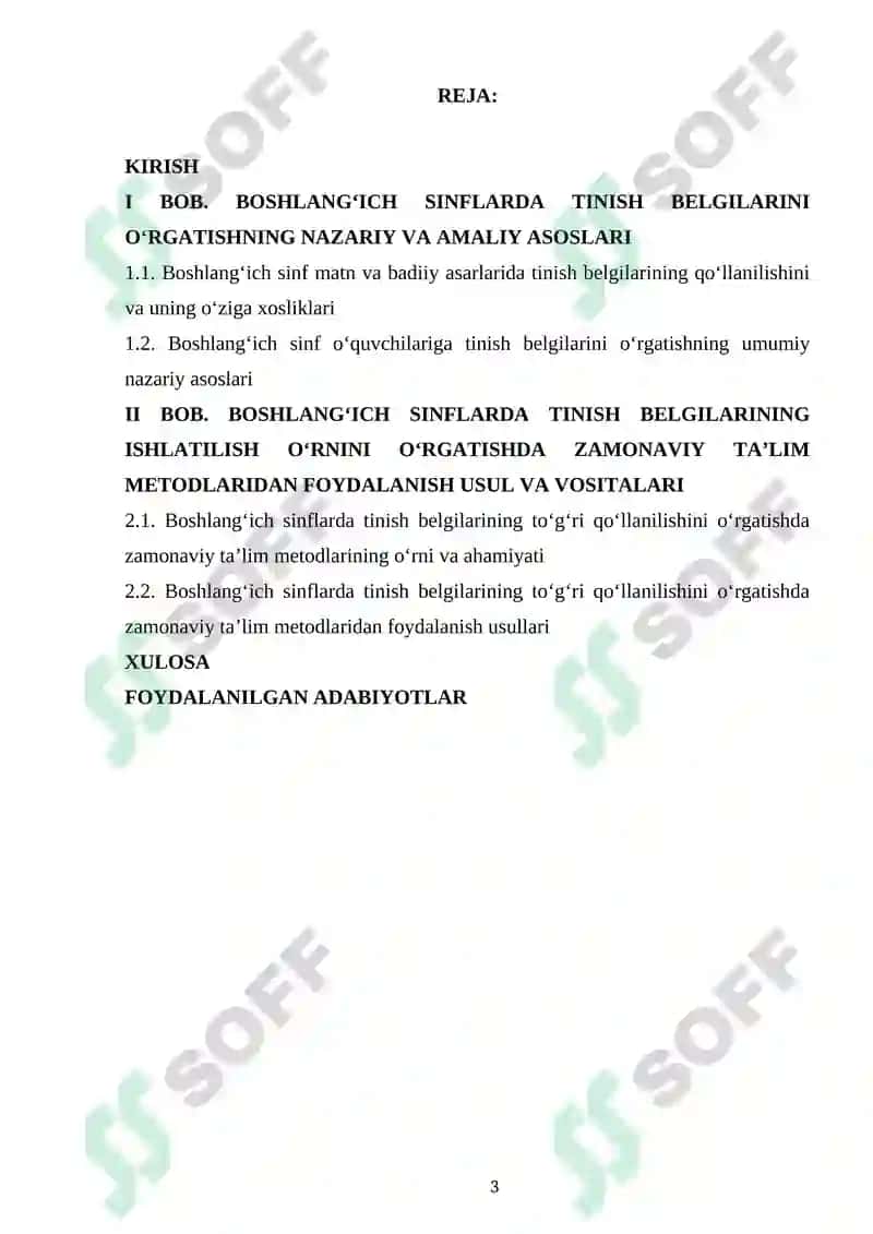BOSHLANGʻINCH SINFLARDA MATN VA BADIIY ASARLARDA TINISH BELGILARINING ISHLATILISH OʻRNI. 3