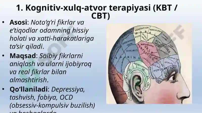 Kognitiv-xulq-atvorterapiyasi(KBT / CBT) 3