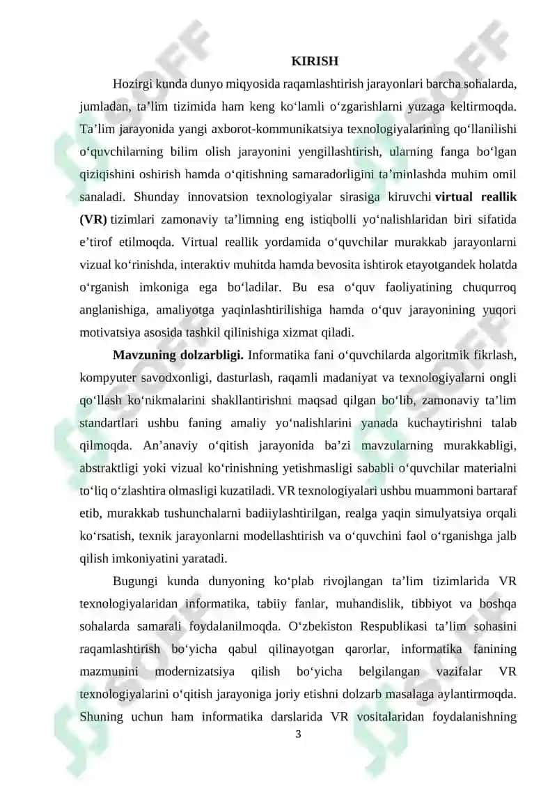 Informatika darslarida VR texnologiyalarini qo‘llanilishi 3