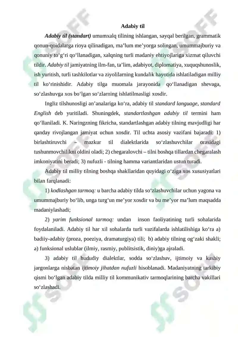 Lisoniy hamjamiyatning muloqot vositalari 3