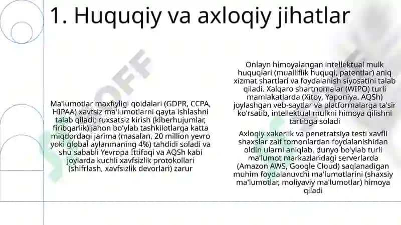 Internet orqali ma’lumotlar almashish va tarmoqda axborot xavfsizligini ta’minlash 3