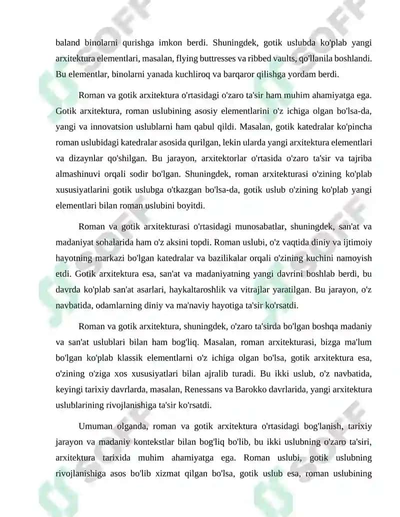 Roman va gotik arxitekturasi: tarixi va rivojlanishi 3