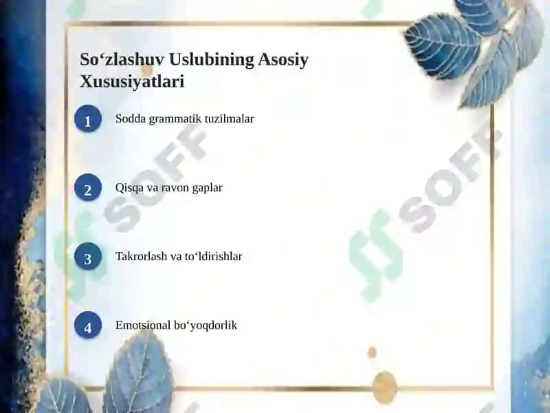 So‘zlashuv Uslubi va Shevaga Xos So‘zlar: Xususiyatlar va Namoyonlar 3