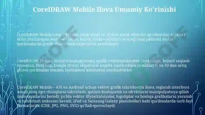 CorelDRAW Mobile 3