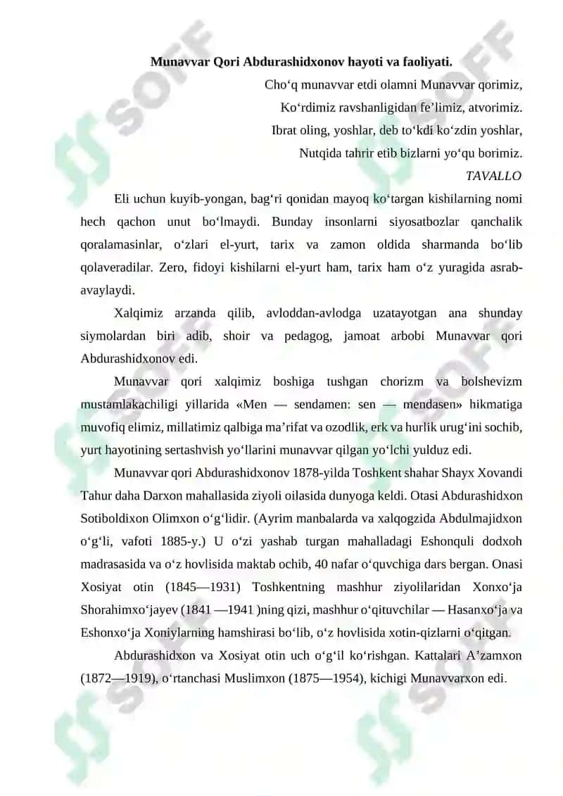 Munavvar Qori Abdurashidxonov PUBLITSISTIKASI 3