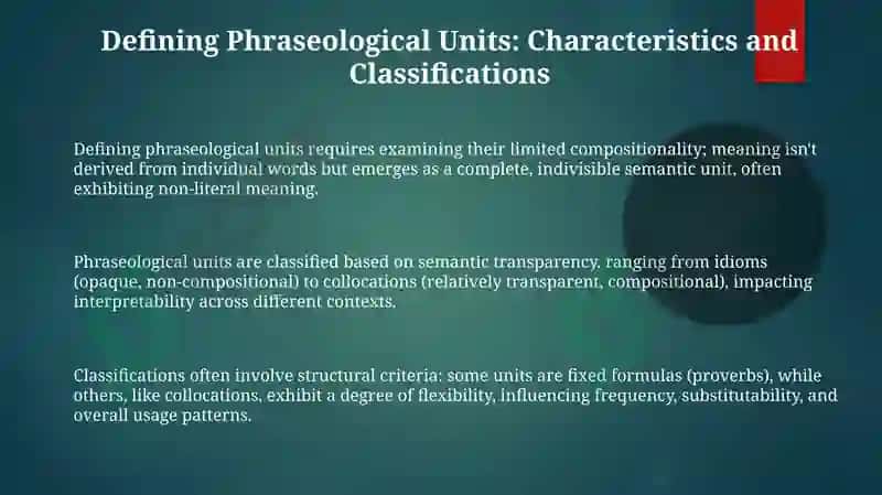 Understanding Phraseological Units 3