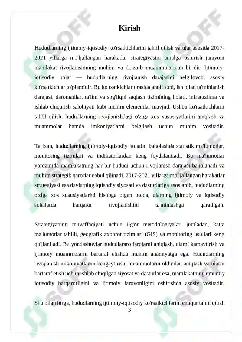Hududlarning Ijtimoiy-Iqtisodiy Ko'rsatkichlarini Tahlil Qilish va Mo'ljalga Harakatlar Strategiyasi 3
