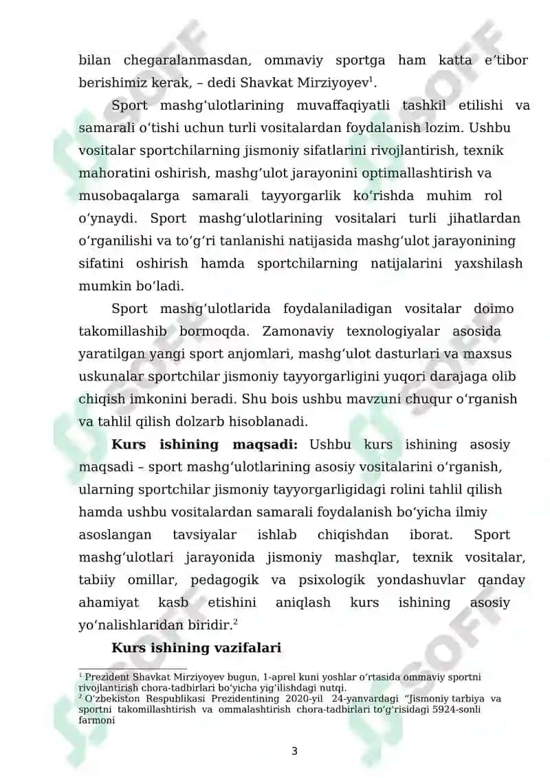 Sport mashgʻulotlarining vositalari 3