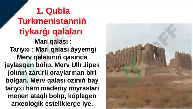 Qubla Turkmenistan qalalari 3