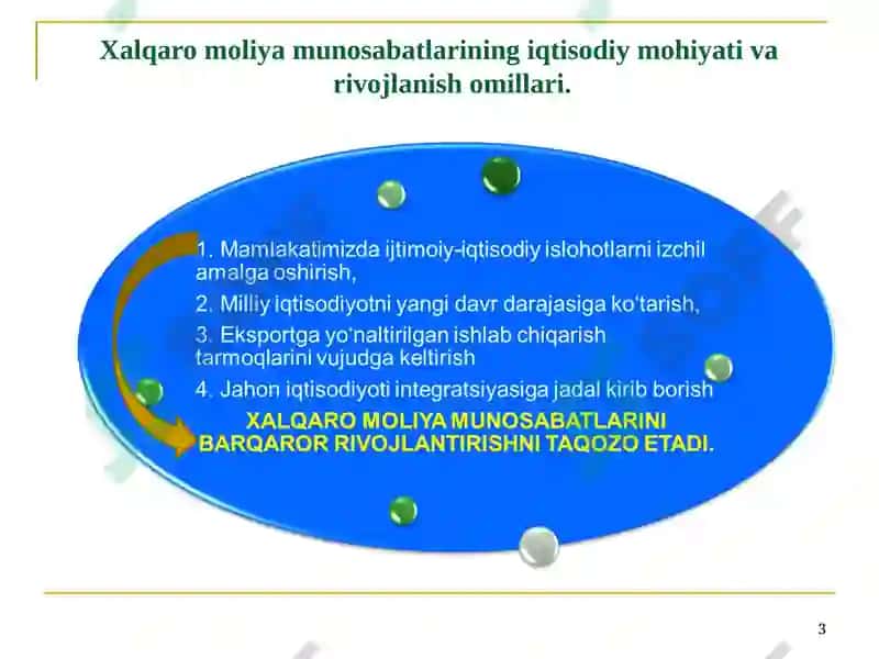 Xalqaro moliyaning iqtisodiy mohiyati 3